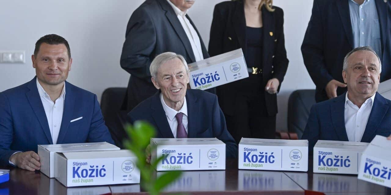 Zagreb: Stjepan Kožić predao kandidacijske liste za lokalne izbore