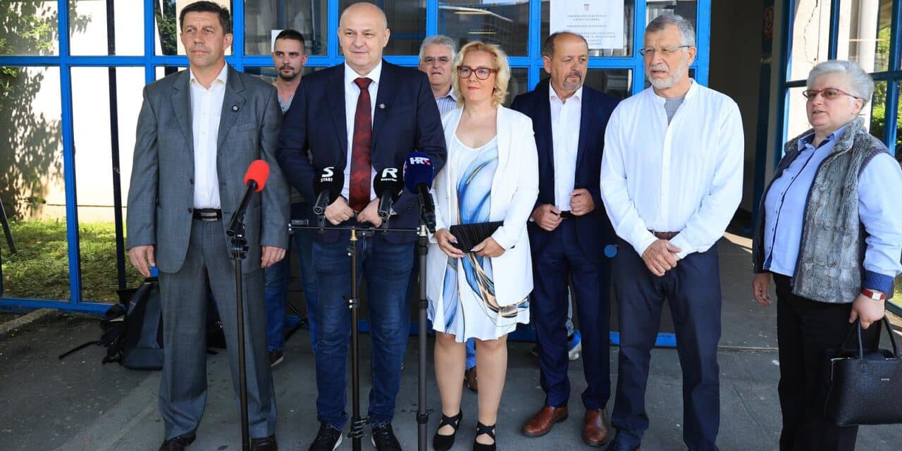 Zagreb: Koalicija stranaka Pravo i Pravda i Agrameri predali liste za lokalne izbore