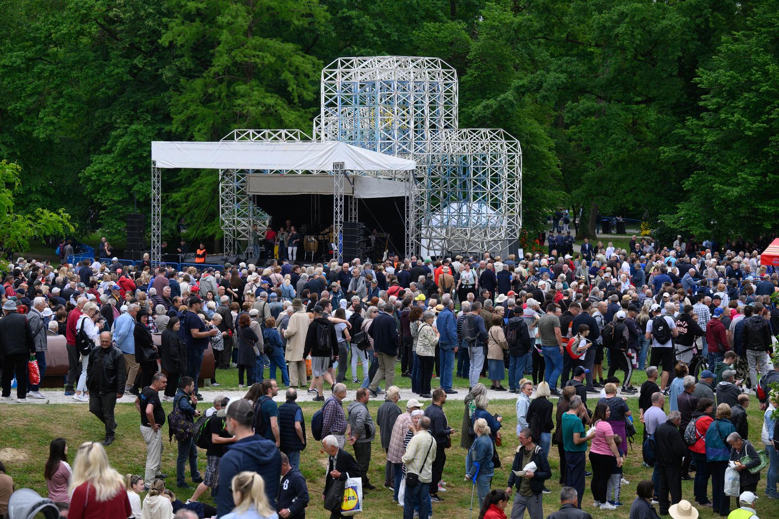 Zagreb: Proslava Međunarodnog praznika rada u parku Maksimir