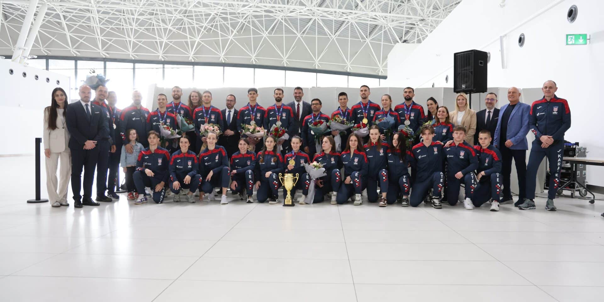 Doček hrvatske karate reprezentacije (3)