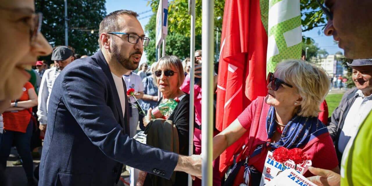Zagreb: Gradonačelnik Tomislav Tomašević posjetio je proslavu Međunarodnog praznika rada