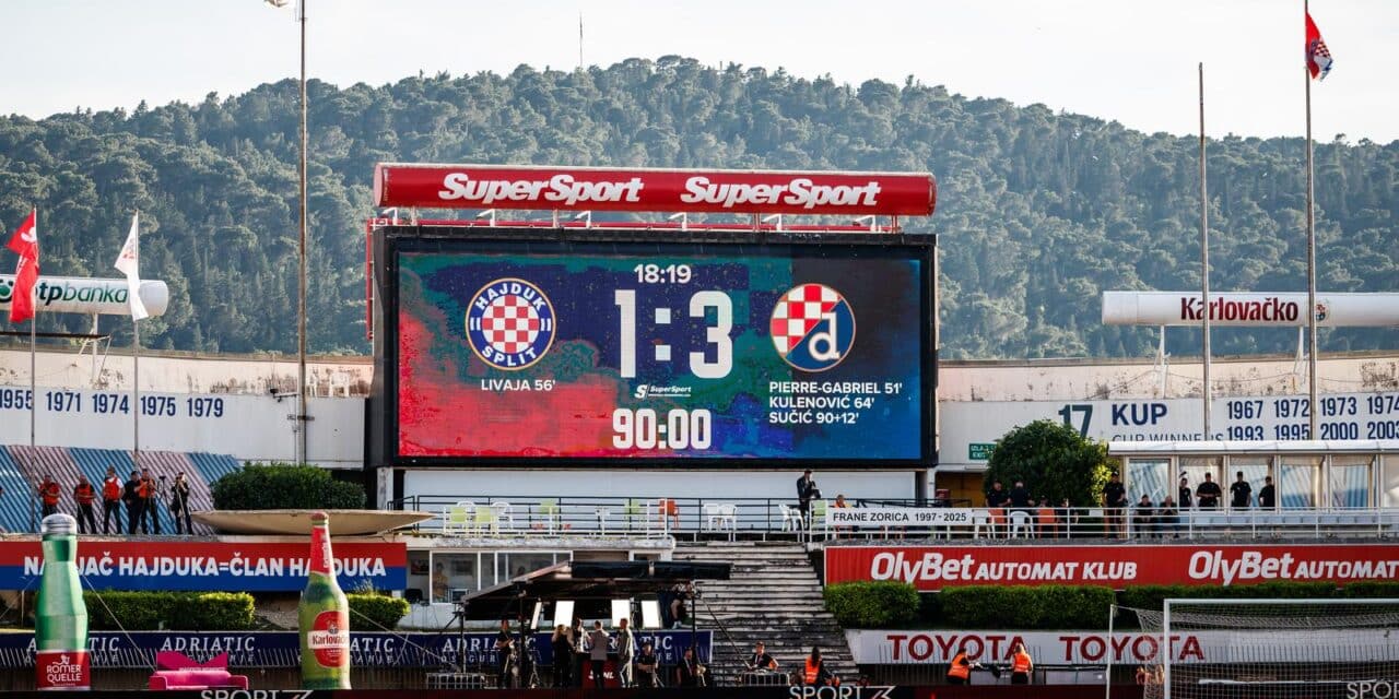 Split: Hajduk i Dinamo u utakmici 33. kola Prve HNL