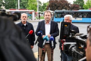 Zagreb: Tomislav Jonjić održao konferenciju za medije na temu zagrebačkog prometa
