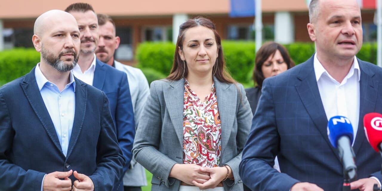 Konferencija za medije s temom podrška SDP-a kandidatima na lokalnim izborima u Svetom Ivanu Zelini i Zagrebačkoj županiji.