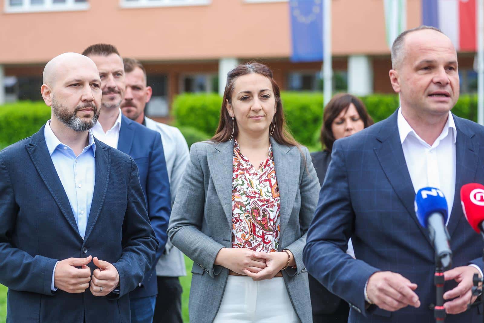 Konferencija za medije s temom podrška SDP-a kandidatima na lokalnim izborima u Svetom Ivanu Zelini i Zagrebačkoj županiji.