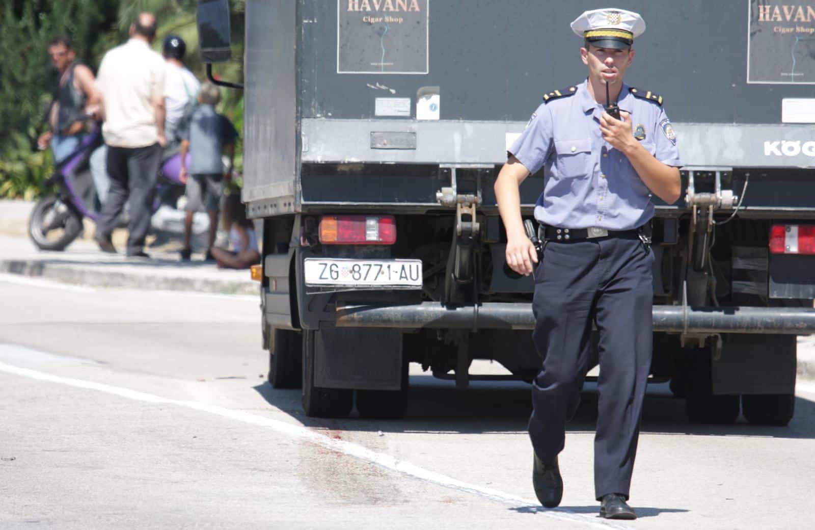 kamion prometna nesreća policija