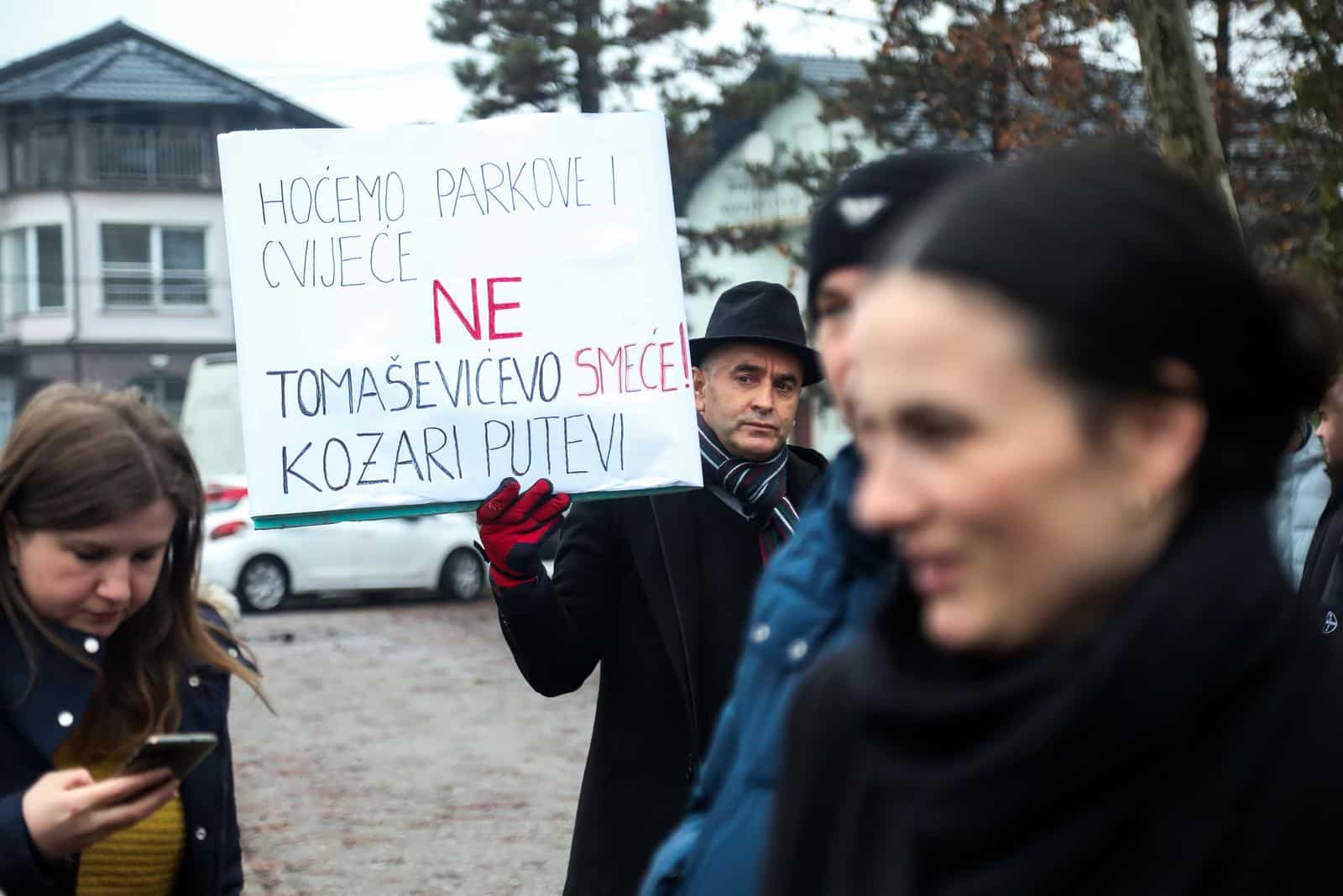 Zagreb: Prosvjedni skup protiv izgradnje centra za gospodarenje otpadom u Resniku