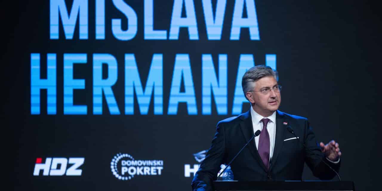 Završni predizborni skup Mislava Hermana, kandidata HDZ-a za gradonačelnika Grada Zagreba