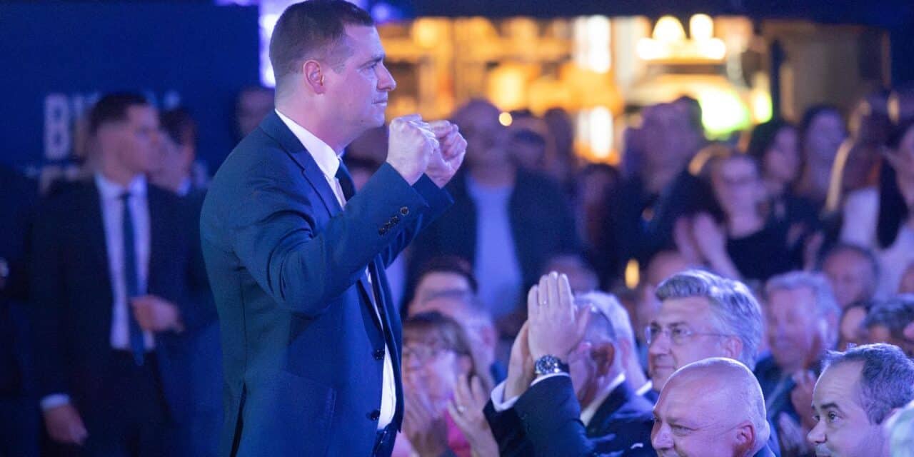 Završni predizborni skup Mislava Hermana, kandidata HDZ-a za gradonačelnika Grada Zagreba