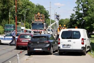 Zagreb: Prometna nesreća na Maksimirskoj cesti zbog koje je došlo do zastoja tramvaja