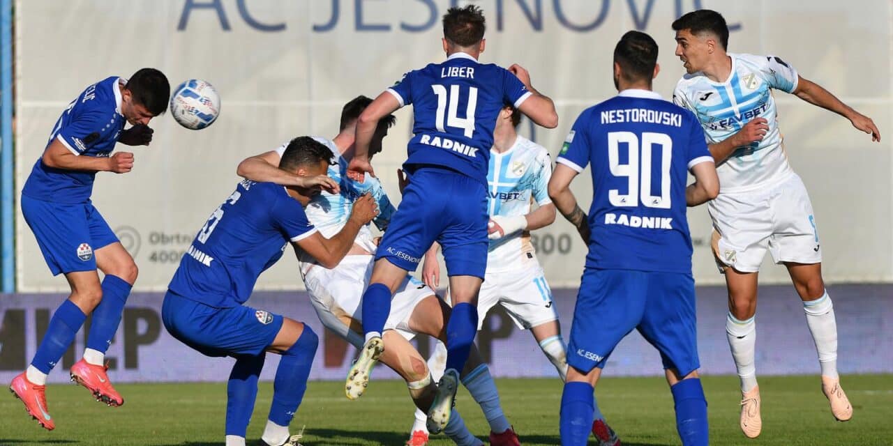 Slaven Belupo i Rijeka sastali se u prvoj utakmici finala Hrvatskog nogometnog kupa