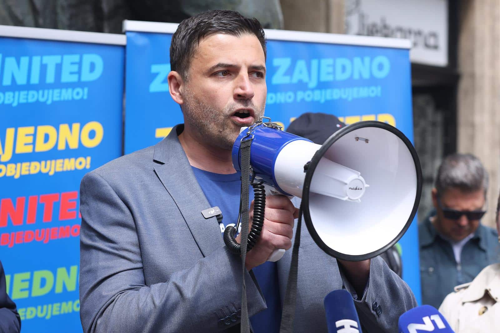 Zagreb: Platforma Zagreb United odrzala zavrsnu konferenciju za medije