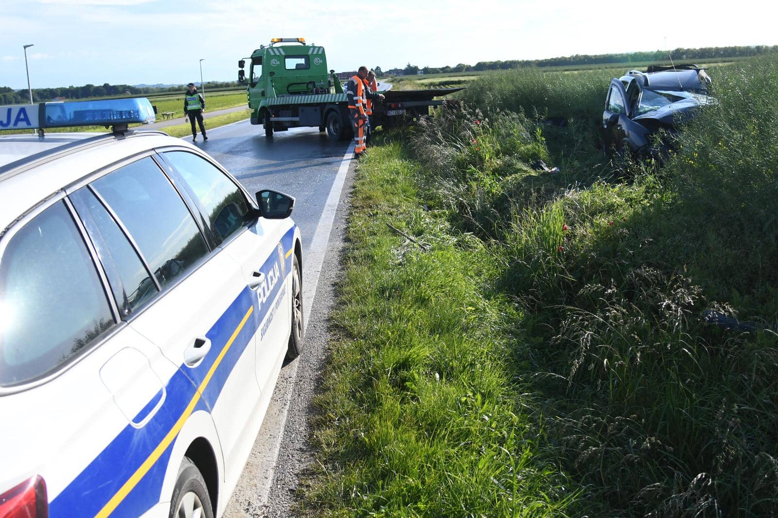 U Peterancu četiri osobe ozlijeđene u sudaru dva automobila