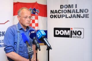 Zagreb: Zlatko Hasanbegović obratio se medijima u izbornom stožeru Tomislava Jonjića