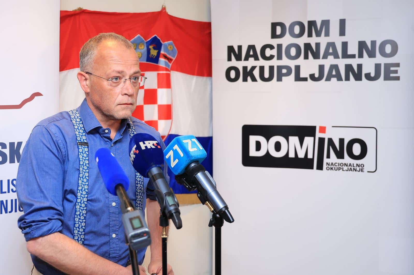 Zagreb: Zlatko Hasanbegović obratio se medijima u izbornom stožeru Tomislava Jonjića