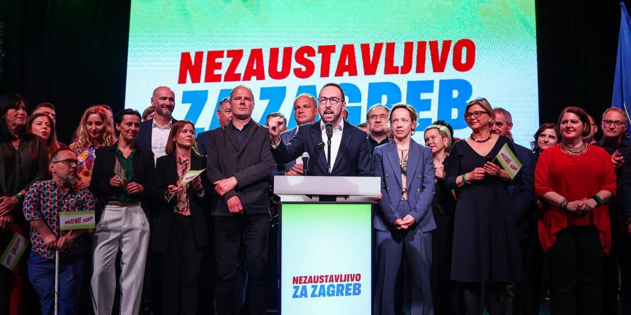 Zagreb: Tomislav Tomašević obratio se medijima nakon rezultata izbora