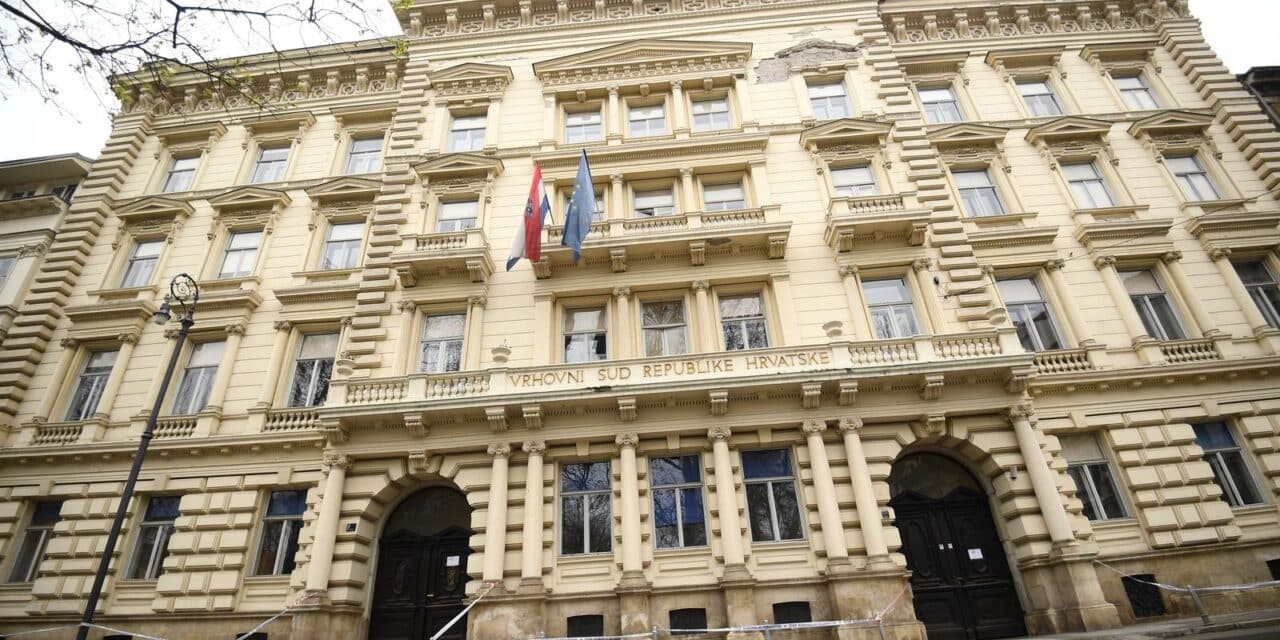 Zagreb: Zgrada Vrhovnog suda oštećena u potresu