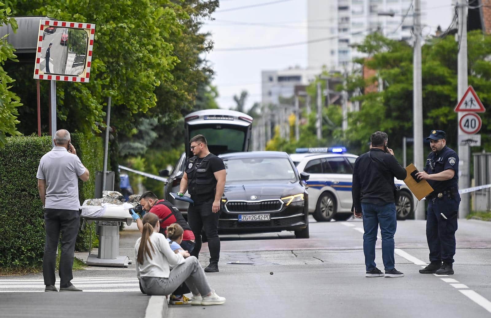 Zagreb: Policijski očevid u salonu za masažu gdje je muškarac napao ženu
