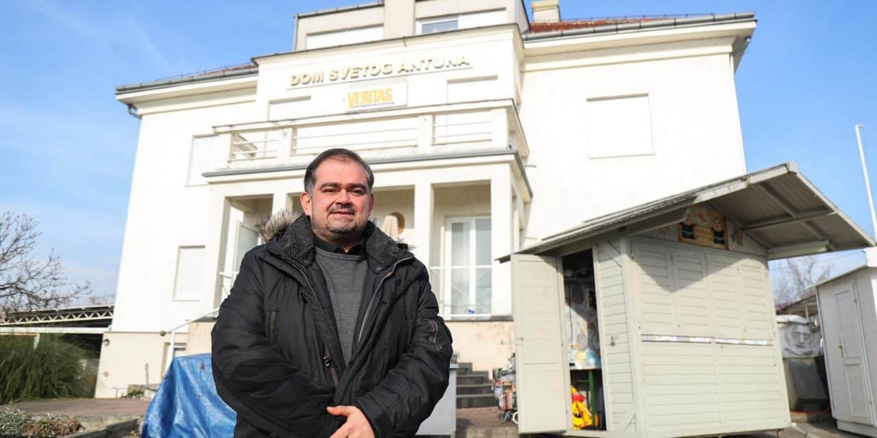 Zagreb: Voditelj pučke kuhinje na zagrebačkom Svetom Duhu fra Vladimir Vidović, arhiva