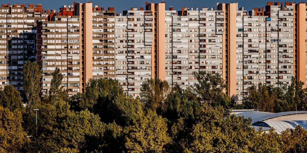 Poslijepodnevna panorama Novog Zagreba