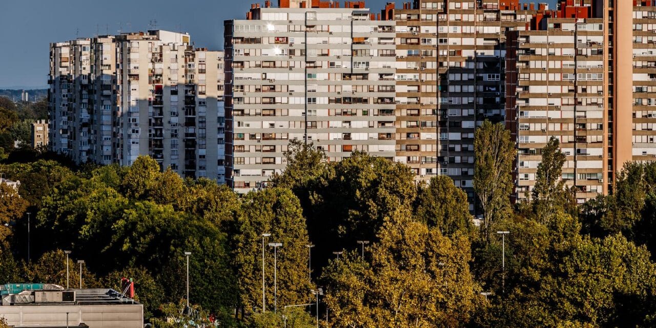 Poslijepodnevna panorama Novog Zagreba