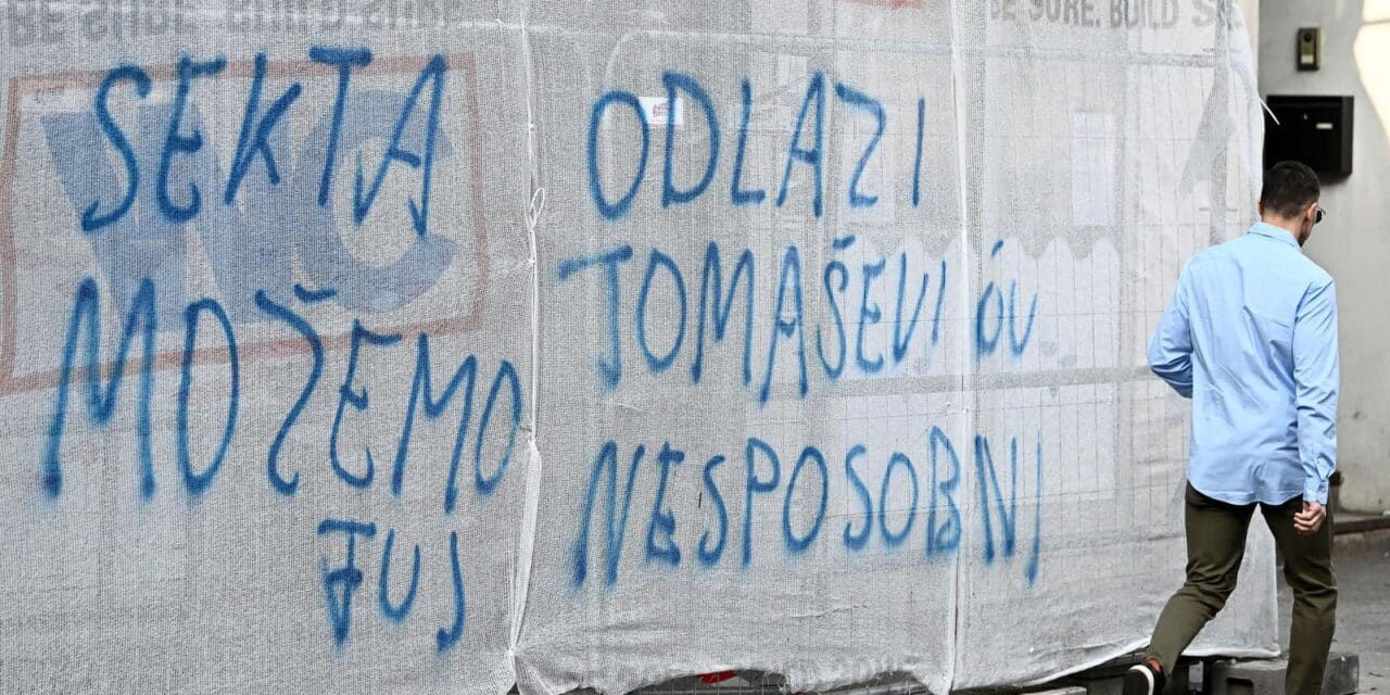 Zagreb: Grafiti protiv gradonačelnika Tomaševića