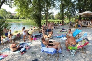 Ozalj: Gradsko kupali�te na Kupi