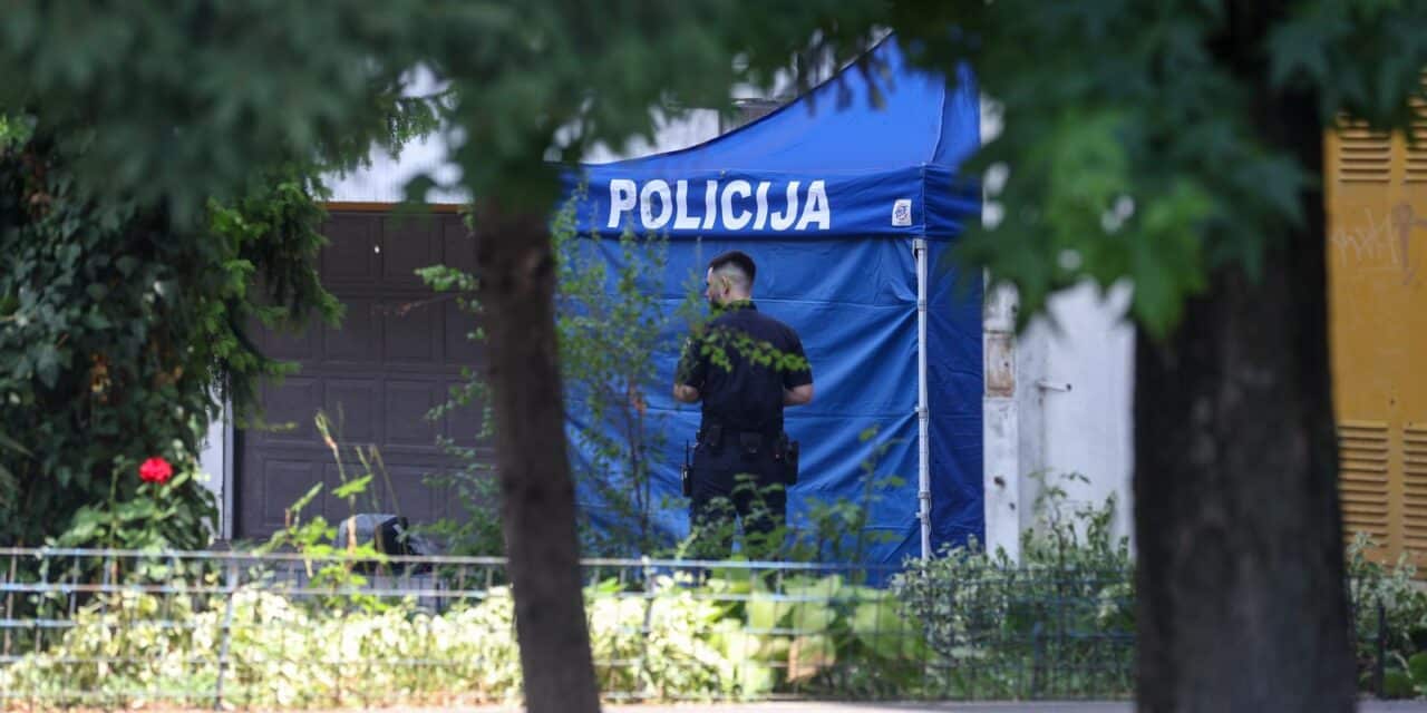 Zagreb: Policijski očevid u Odakovoj ulici