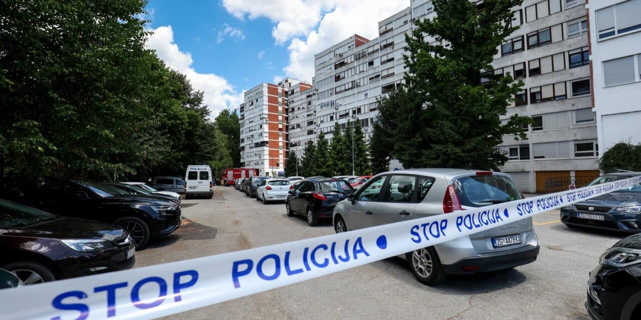Zagreb: Policijski očevid u Odakovoj ulici