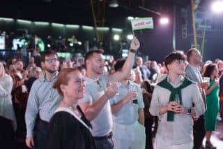 Zagreb: Doček izbornih rezultata u stožeru stranke Možemo! i SDP-a