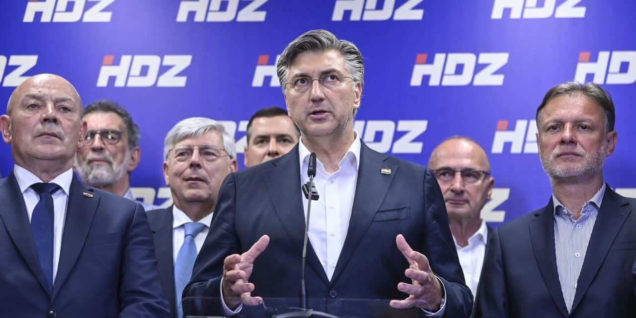 Zagreb: Andrej Plenković dao je izjavu medijima o rezultatima drugog kruga lokalnih izbora
