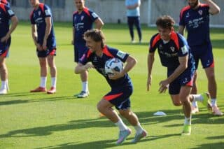 Rijeka: Trening hrvatske nogometne reprezentacije