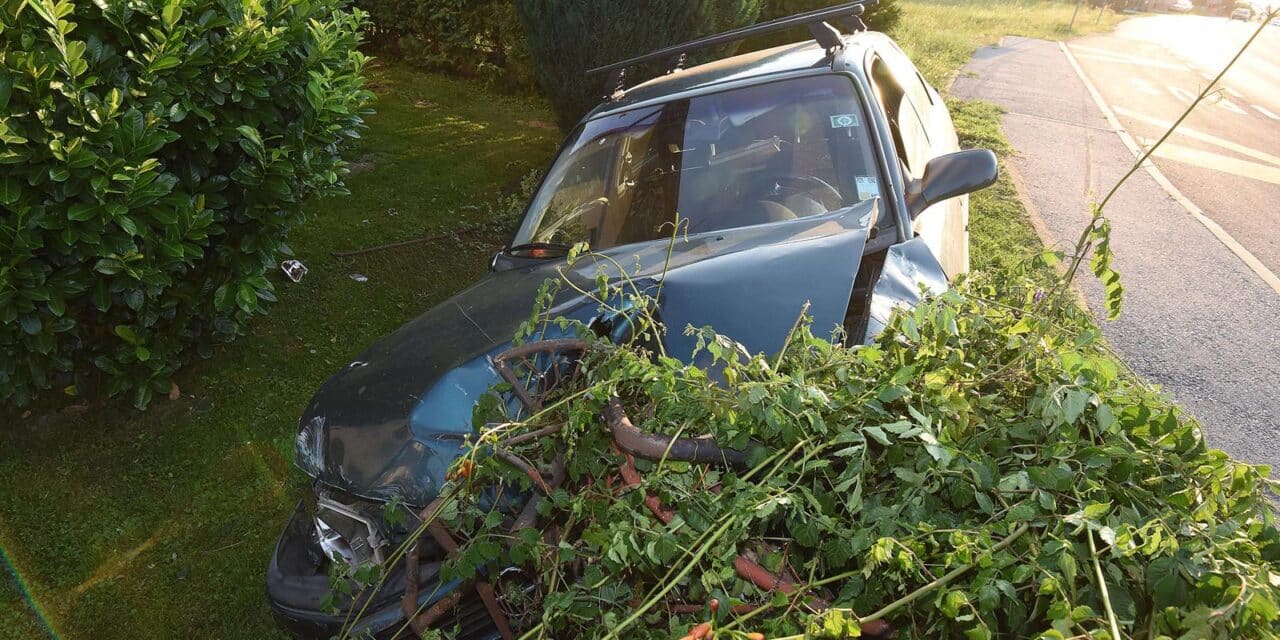 Globo?ec Ludbre�ki: Autom sletio u dvori�te