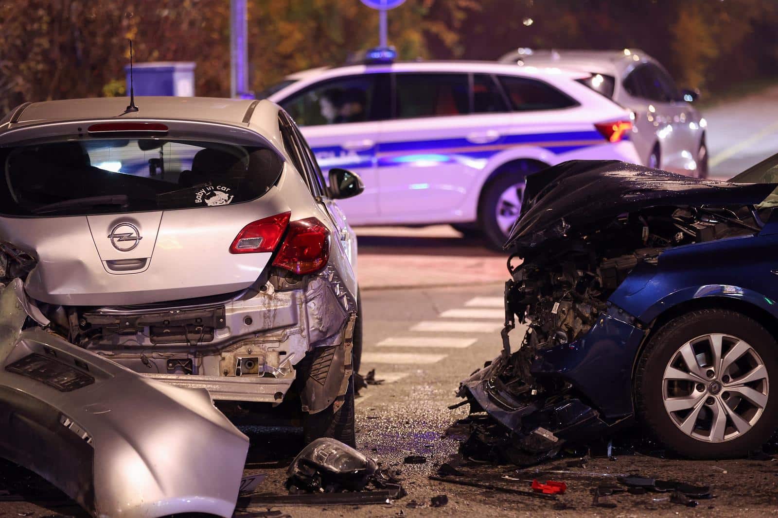 prometna nesreća sudar policija