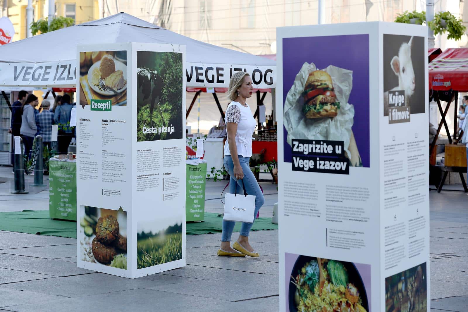 Zagreb: Na Trgu bana Jelačića počeo dvodnevni 13. ZeGeVege festival
