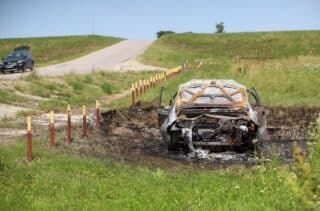 Zagreb: Izgorio automobil u Odranskom Obrežu, nema ozlijeđenih