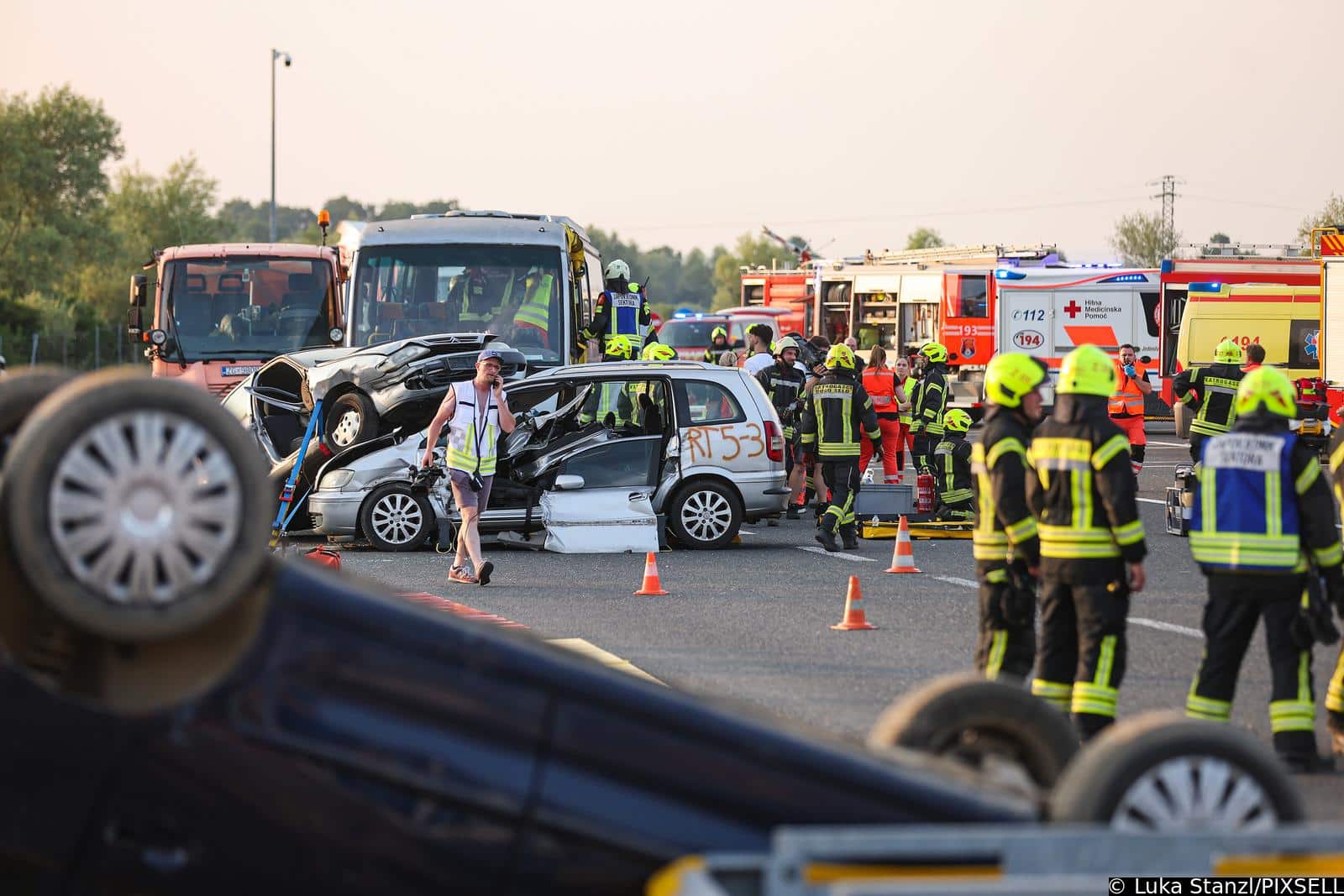 Zagreb: U blizini naplatne postaje Sveta Helena održana je vježba “Sigurnost 25”