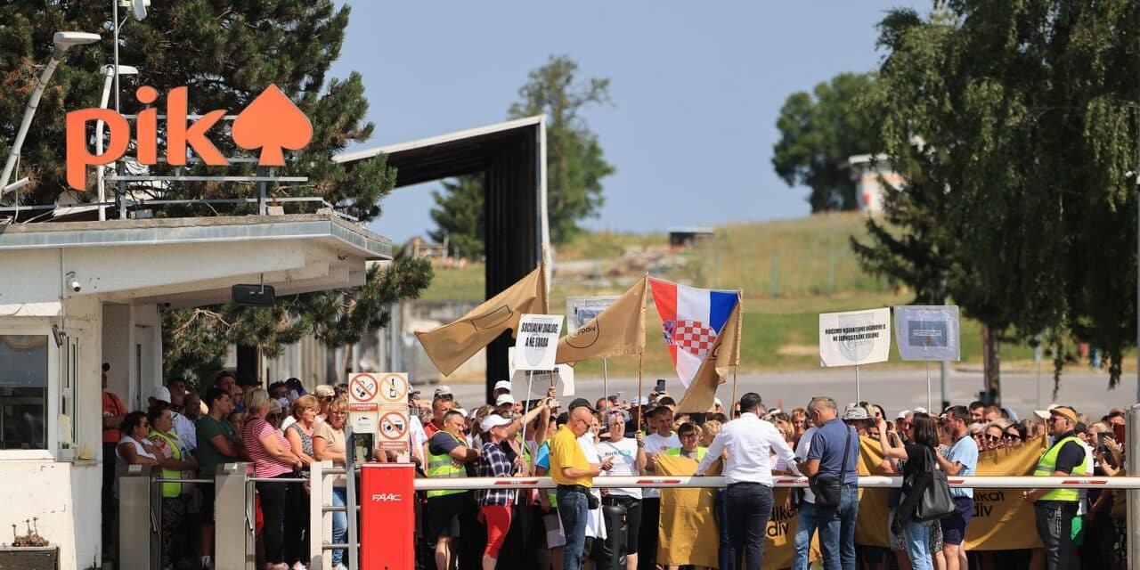 Vrbovec: Radnici Pik Vrbovca 18 dan u štrajku, potporu im dali Grmoja i Vidović Krišto