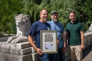 Predstavljanje poštanske marke izdane u povodu 100. godišnjice osnutka Zoološkog vrta Grada Zagreba