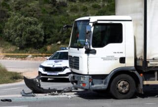 Šibenik: Prometna nesreća na magistrali između automobila i kamiona