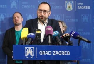 Zagreb: Tomisalv Tomašević održao je redovitu konferenciju za medije