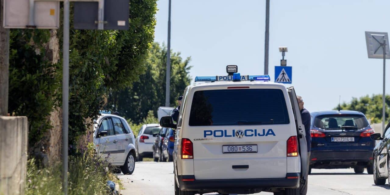 Pula: Prometna nesreća u Medulinskoj ulici
