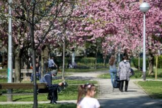 Unatoč upozorenju o zabrani kretanja, građani starije životne dobi i dalje su vani