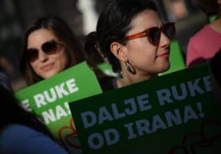 Zagreb: Prosvjed “Dalje ruke od Irana” u organizaciji hrvatsko-iranskog društva Irandustan