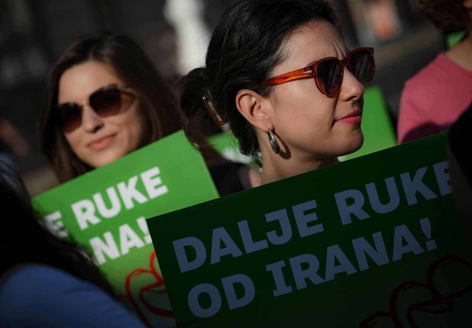 Zagreb: Prosvjed “Dalje ruke od Irana” u organizaciji hrvatsko-iranskog društva Irandustan