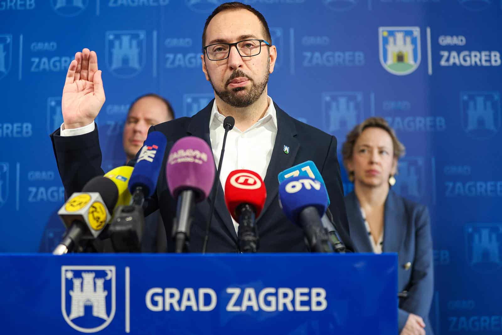 Zagreb: Tomislav Tomašević održao redovnu konferenciju za medije