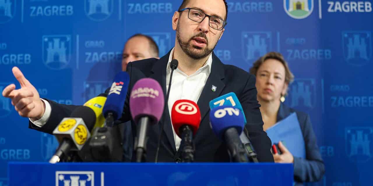 Zagreb: Tomislav Tomašević održao redovnu konferenciju za medije
