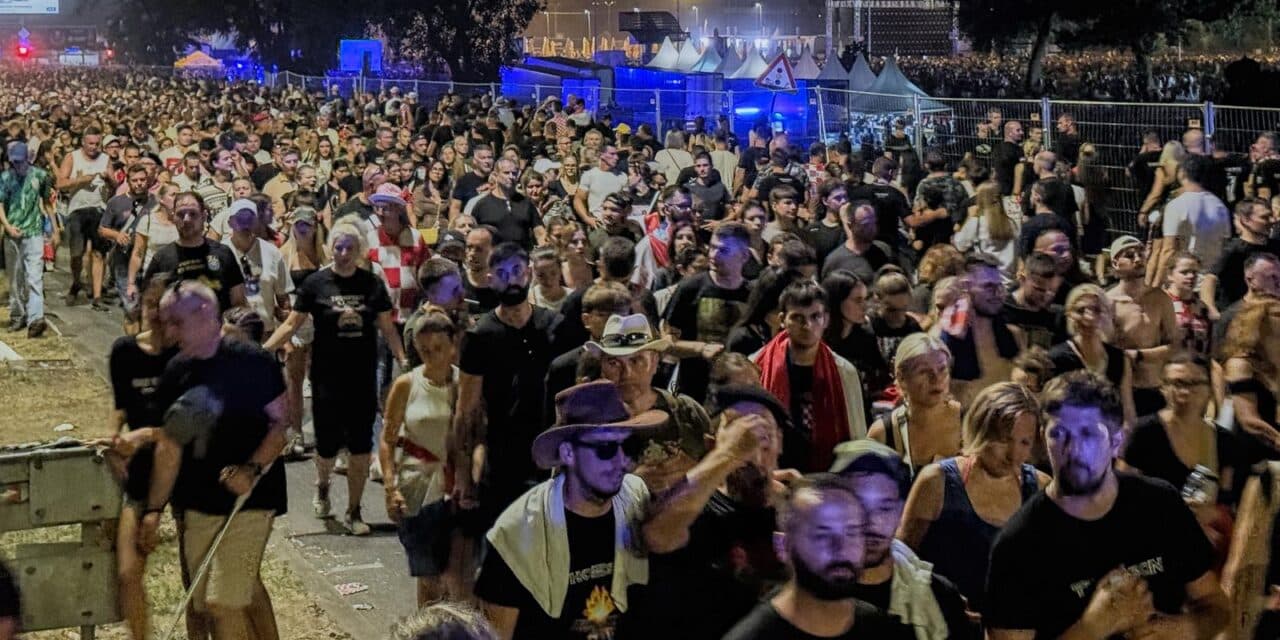 Zagreb: Veliki zastoj na Mostu slobode nakon Thompsonovog koncerta, ljudi stoje ne mjestu