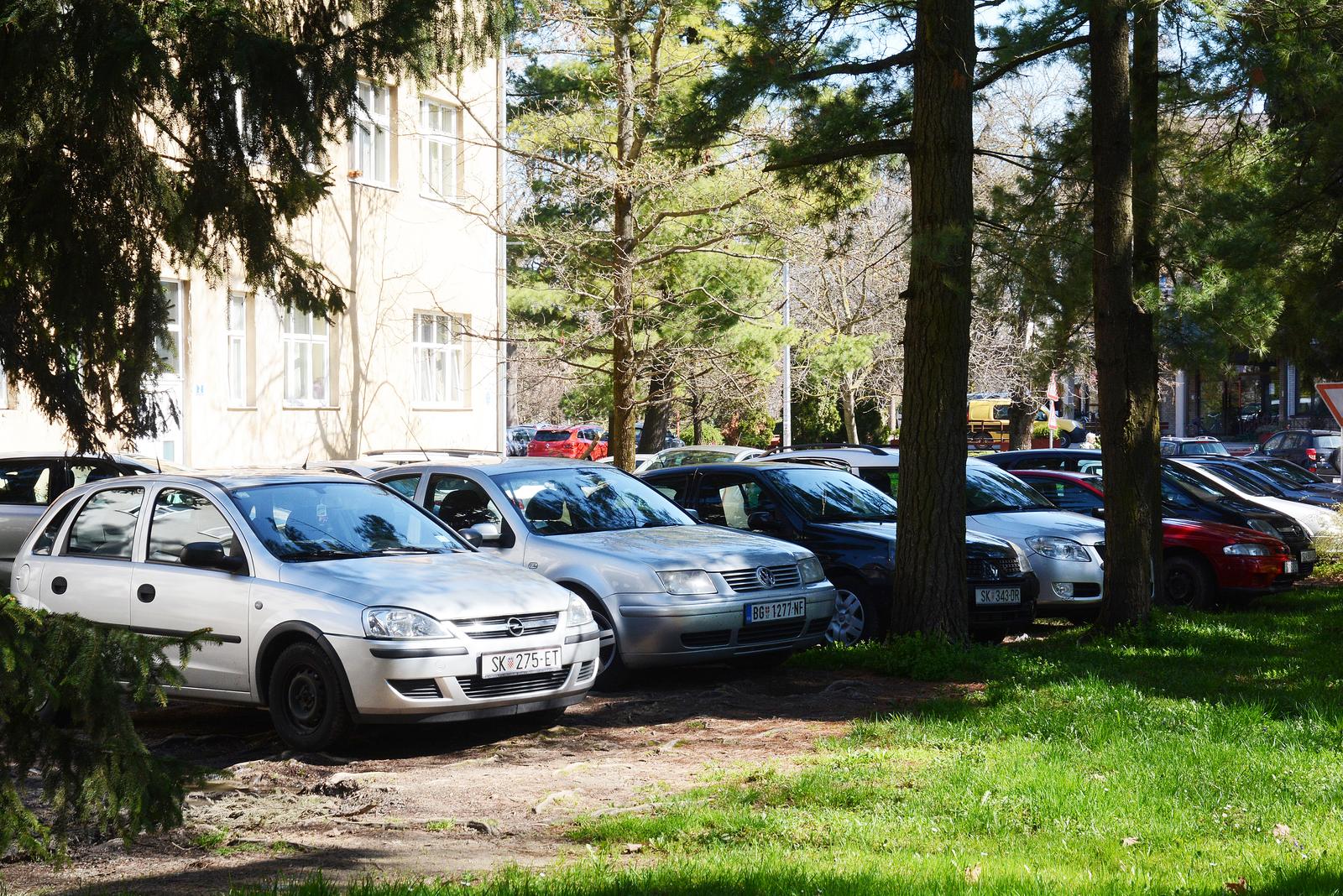 Sisak: Zbog naplate parkiranja, sve više građana parkira na zelenim površinama i parkovima