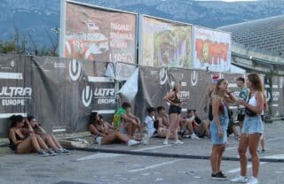 Split: Okolica Poljuda nakon prve večeri Ultra Europe festivala